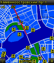 Карта города Санкт-Петербурга